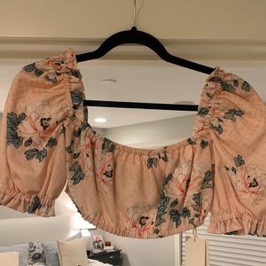 Agua Bendita crop top size small NWT